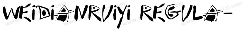 weidianruiyi Regula字体转换